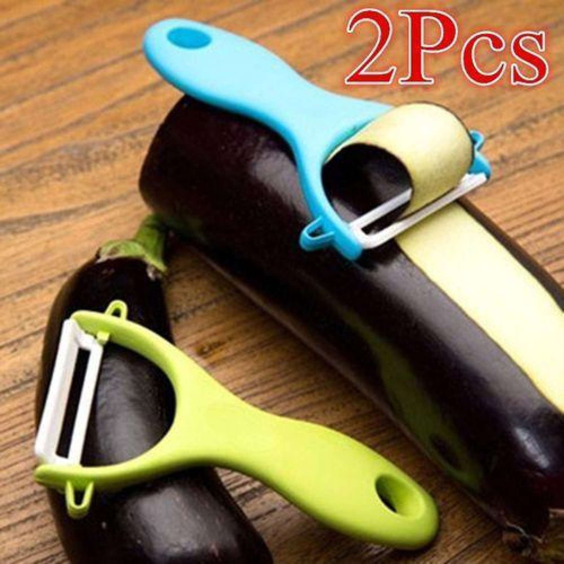 Pack of 2 - Stainless Steel With Hard Plastic Body - Vegetable, Fruit ...