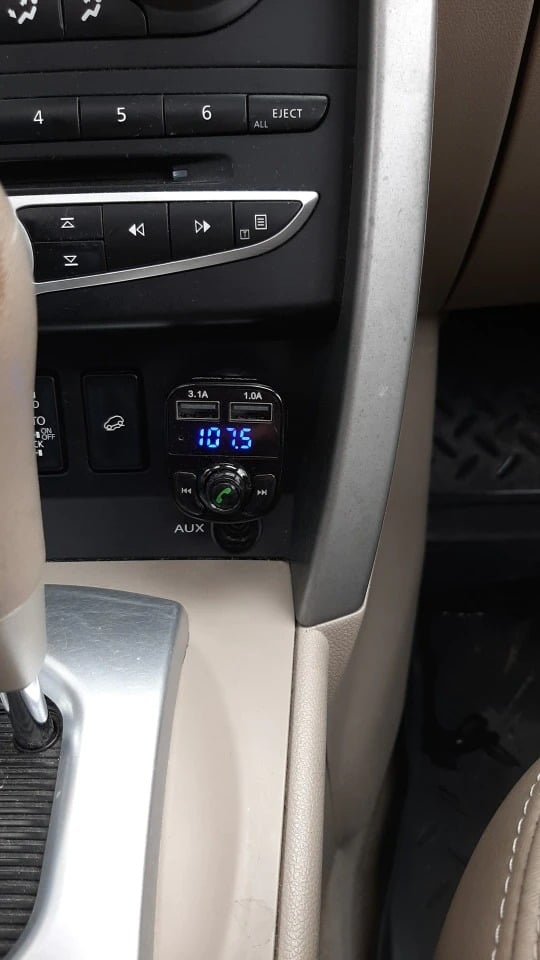 onever fm transmitter plugged in car cigarette socket