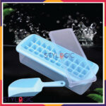 Ice Cube Tray With Lid And Bin 33 Mini Nuggets Ice Tray For Freezer Comes With Ice Container